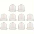 10PCS Hipa Premium Primer Bulbs - Universal Fit for Walbro HDA Series Carburetors - High-Visibility Clear 22mm Silicone Design - Durable Small Engine Replacement Parts for Hassle-Free Quick Starts