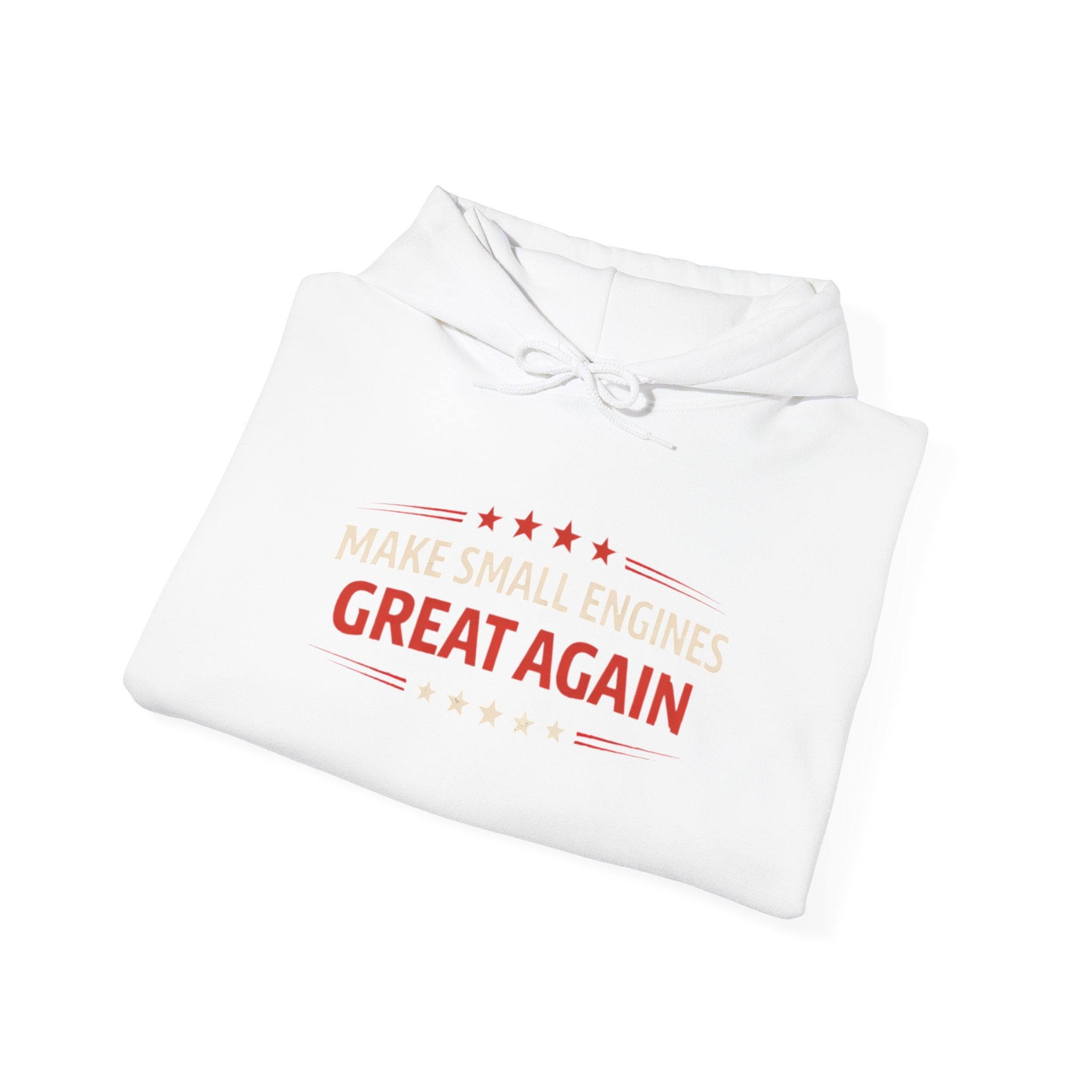 Make Small Engines Great Again Hoodie | Retro Stars Engine Repair Shirt
