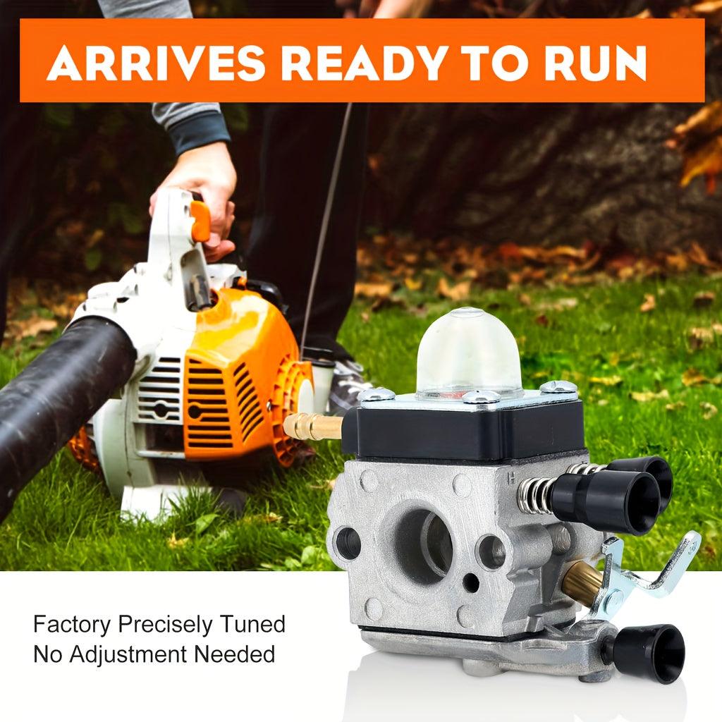 120 0606 High-Performance Carburetor Kit by Hipa - Compatible with Stihl BG45 BG46 BG55 BG65 BG85 SH55 SH85 Leaf Blowers - Gasoline-Powered, Easy Installation, and Improved Engine Efficiency