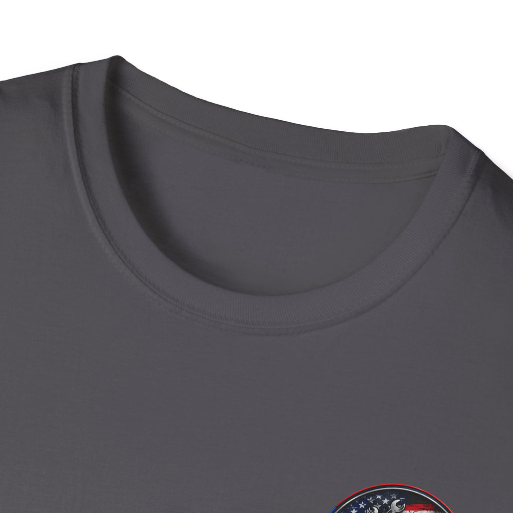 The Small Engine Guy T-Shirt | Tractor Logo, American Flag