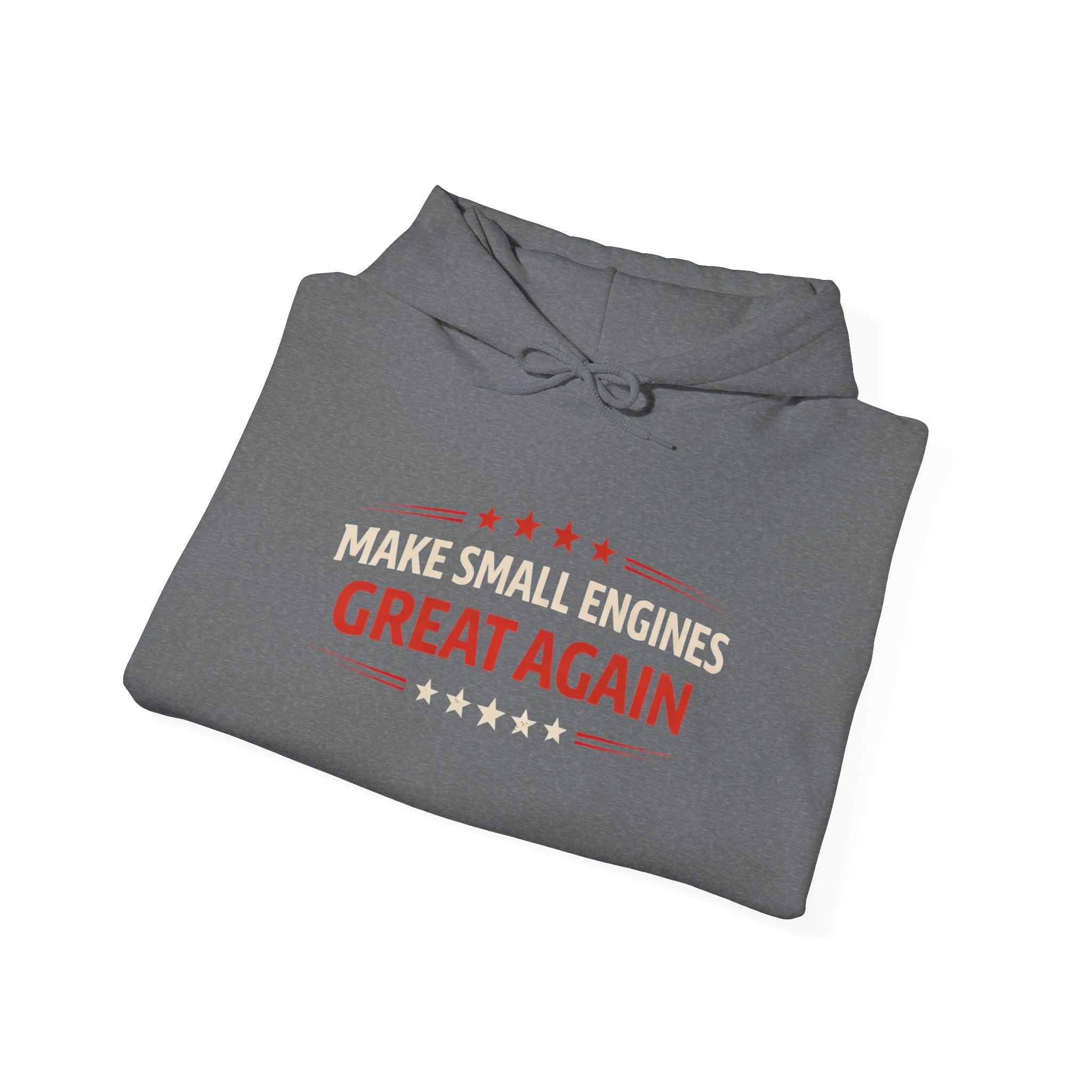 Make Small Engines Great Again Hoodie | Retro Stars Engine Repair Shirt