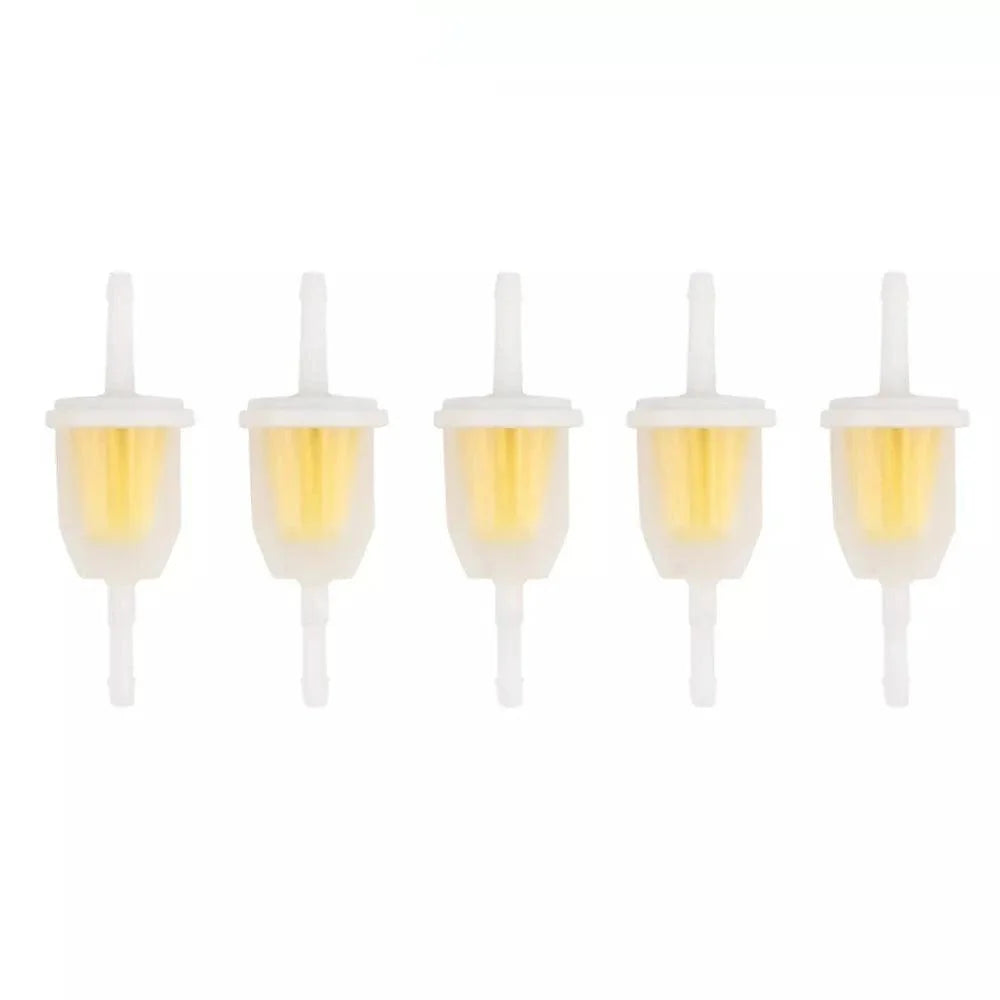12pcs Hipa Fuel Filters for Yamaha KOHLER TORO Golf Cart Motorcycles Lawnmowers 1/4" and 5/16" ID