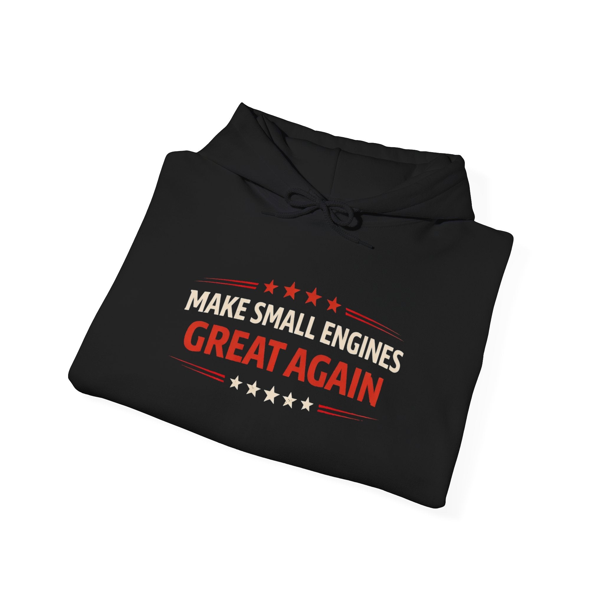 Make Small Engines Great Again Hoodie | Retro Stars Engine Repair Shirt
