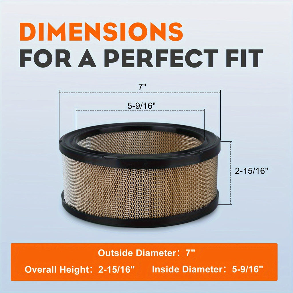 Hipa 24 083 03-S Air Filter Kit for Kohler CH18 CH18PS CH18S CH20 CH20QS CH20S CH22 CH22QS CH22S CH23GS CH23S CH25GS CH25S CH640S CH730GS CH730S CH740S Engines