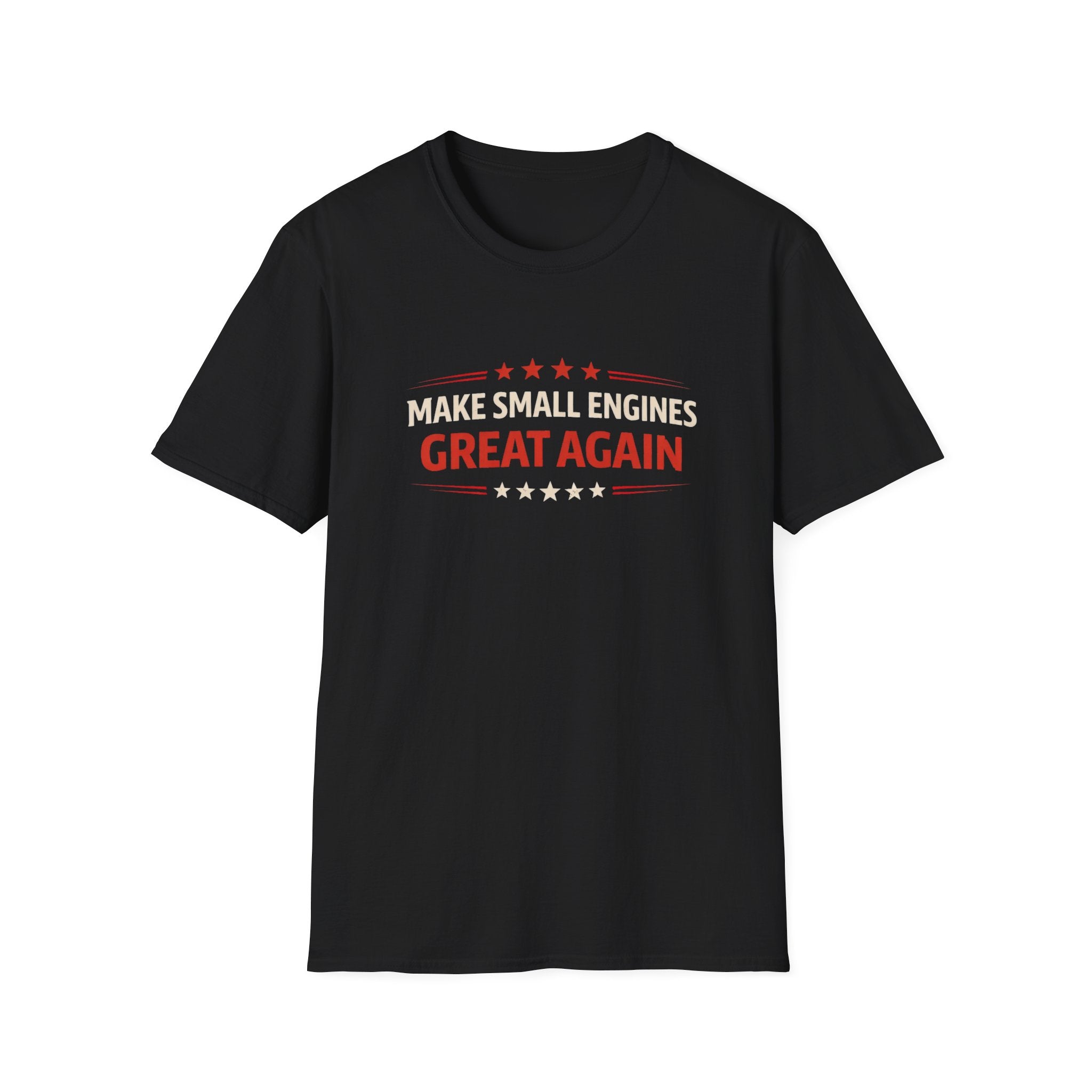 Make Small Engines Great Again T-Shirt | Vintage Auto Repair Slogan