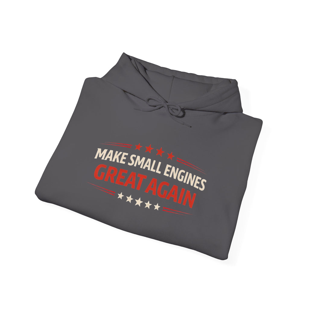 Make Small Engines Great Again Hoodie | Retro Stars Engine Repair Shirt