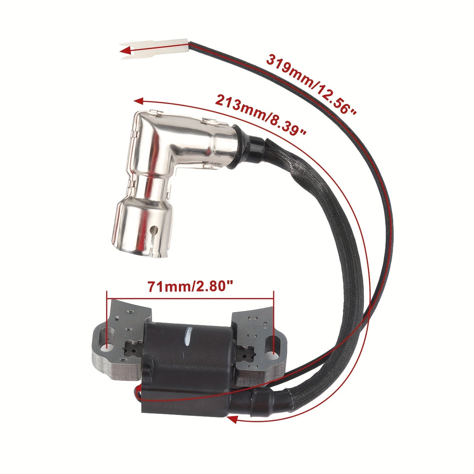 951-12220 Ignition Coil for MTD craftman Troy Bilt 4P90HU 4P90HUA 4P90JHA 4P90JT 4P90JU 4P90JUA 4P90JUB 4P90JUB Lawn Mower Replace 751-12220