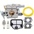 1pc Hipa Carburetor Kit Replacement For Husqvarna 41 36 136 Craftsman 358352660 Poulan 2750 Gas Chainsaws With Fuel Filter, Spark Plug, Primer Bulb, Gaskets, 0.61" Shaft