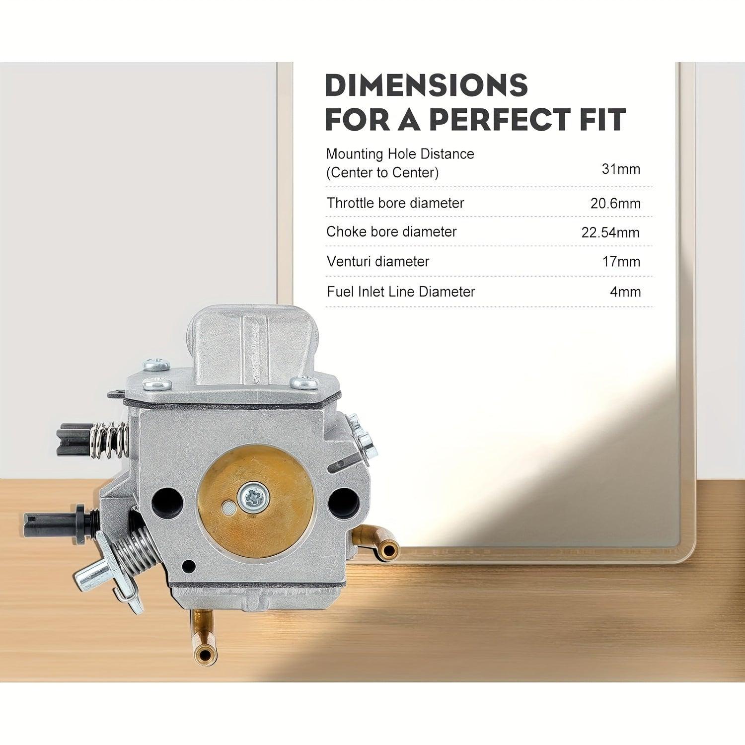 1 Complete Carburetor Kit - Universally Compatible with Stihl 029 MS290 MS310 MS390 Chainsaws, Complete with Air Filter, Fuel Line, Spark Plug, Gaskets - Ensures Smooth Engine Performance and Longevity, Genuine Hipa Brand, OEM Part Numbers 1127 120 0650