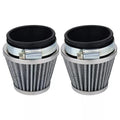 2pcs Hipa 54mm Air Filters Chrome Cone for Suzuki GS1000 GS750 GT550 GS700 GS850 Kawasaki Yamaha Honda