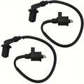 2pcs Hipa GY6 High Performance Racing Ignition Coils For Chinese 50cc 80cc 90cc 110cc 125cc 150cc GY6 139QMB 152QMI 157QMJ Moped Scooter ATV Go Kart Pit Dirt Bike