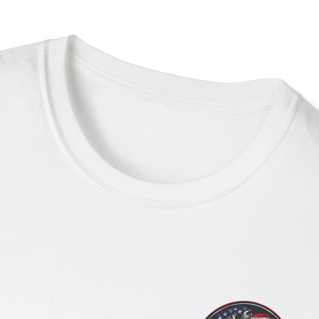 The Small Engine Guy T-Shirt | Tractor Logo, American Flag