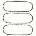 3pcs Hipa Premium 3/8 LP043 Chainsaw Chain Set - Compatible with Stihl 55 3610 005 055, 55DL, MS170, PMM355 - Gasoline-Powered, High-Quality Replacement Parts for Efficient Cutting