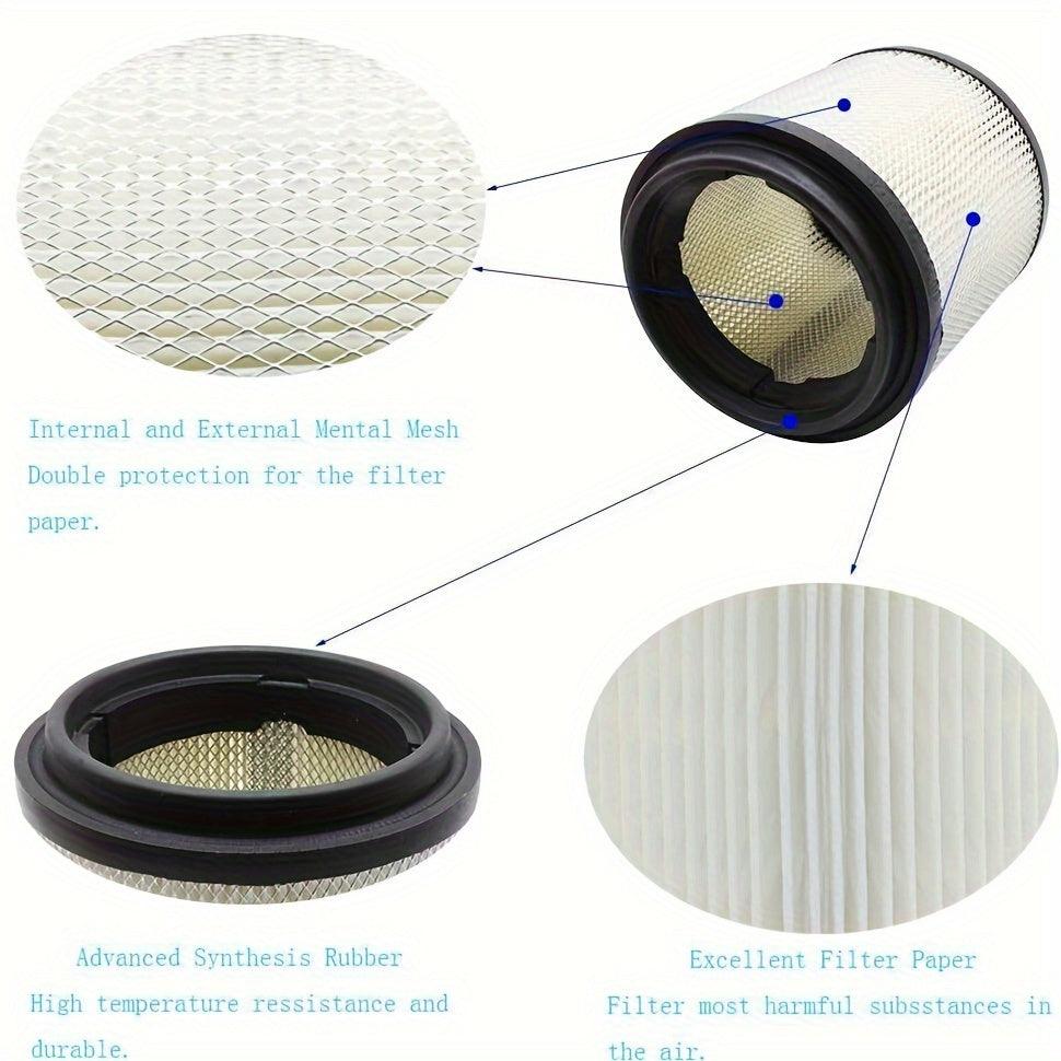 4 Packs Hipa 7080369 Air Filters 2530009 Fuel Filters For Polaris ATV 92.46gal 105.67gal Big Boss 250 4X4 Sportsman 600 700