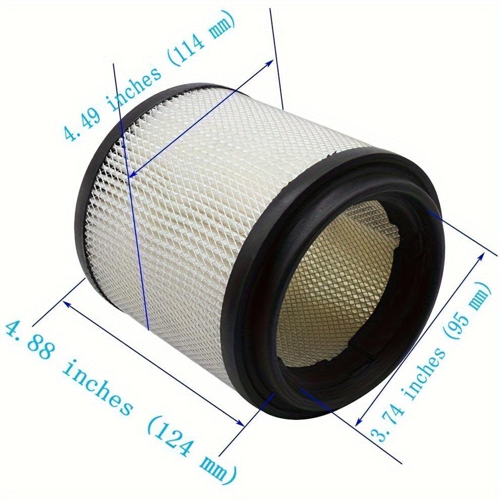 4 Packs Hipa 7080369 Air Filters 2530009 Fuel Filters For Polaris ATV 92.46gal 105.67gal Big Boss 250 4X4 Sportsman 600 700