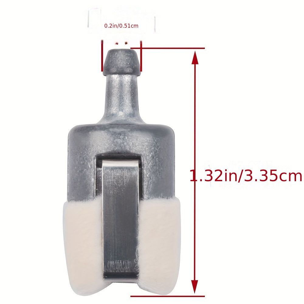 10pcs Hipa Premium Gasoline-Powered Trimmer Fuel Gas Filter Kit - 3/16 Line, Compatible with Echo 13120507320 13120530830, High-Flow Replacement Filter for Efficient Engine Performance