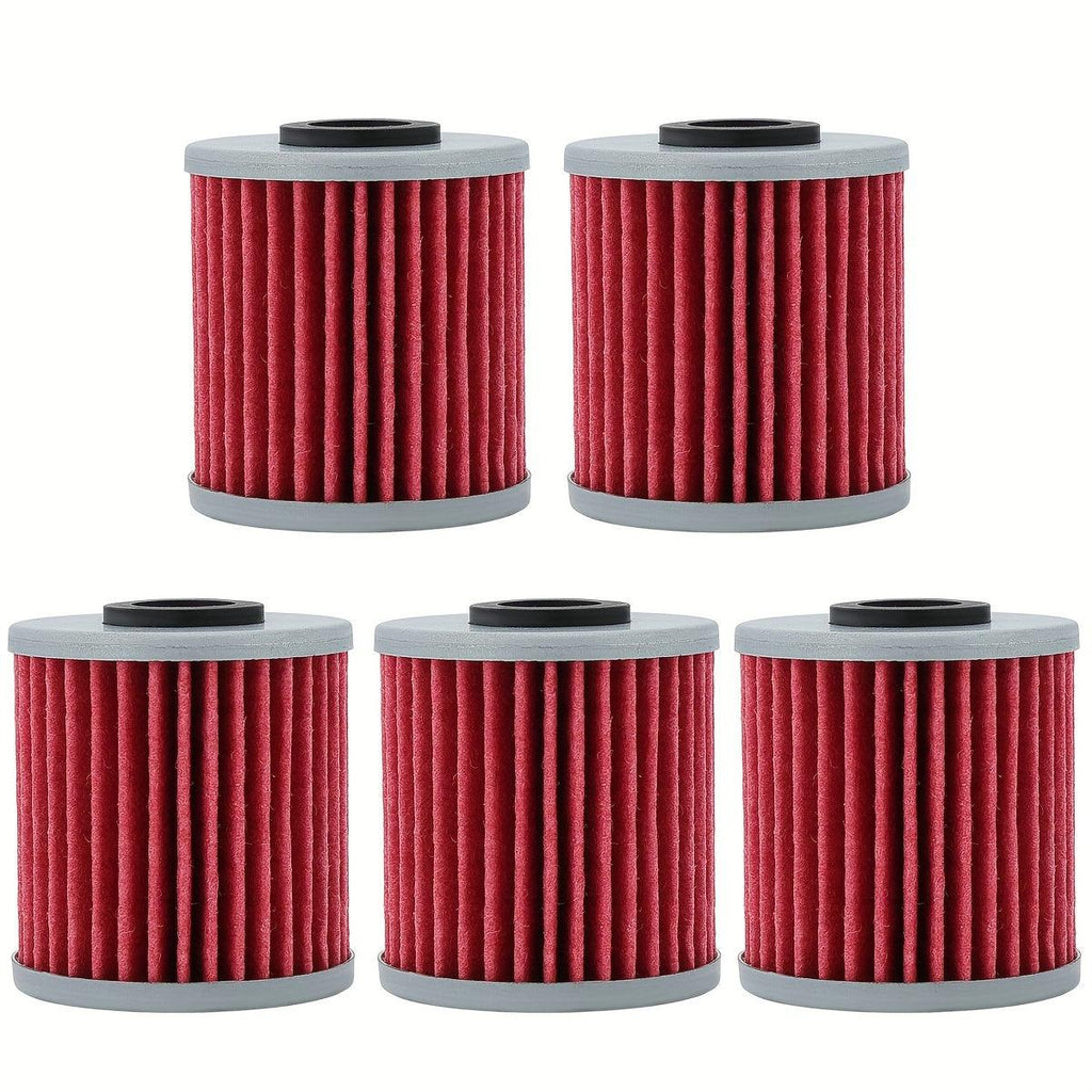 5pcs Hipa HF207 KN-207 Oil Filters For Kawasaki KX250F KX450F For Suzuki RMZ250 RMZ450 RMX450Z 16510-16H11-000