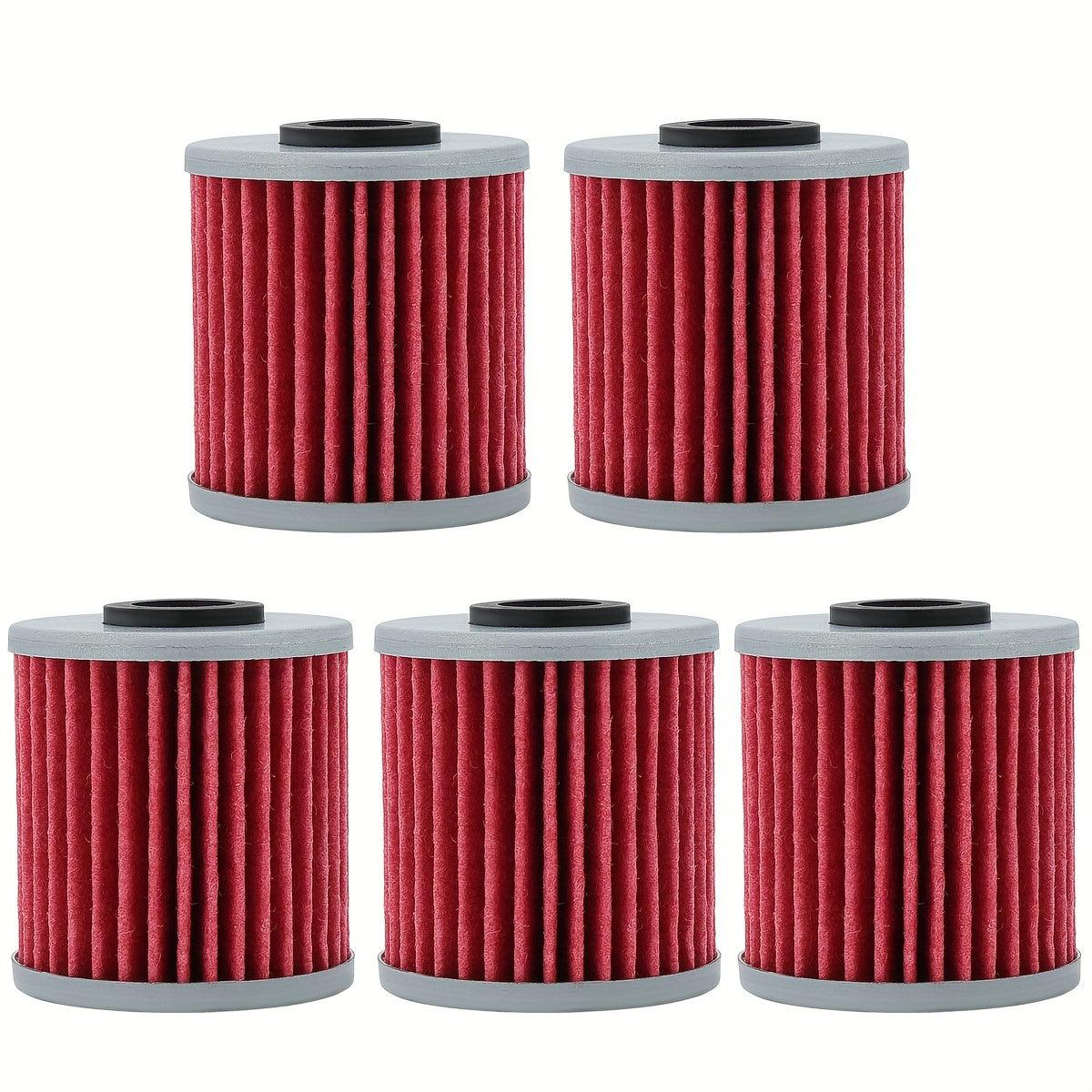 5pcs Hipa HF207 KN-207 Oil Filters For Kawasaki KX250F KX450F For Suzuki RMZ250 RMZ450 RMX450Z 16510-16H11-000