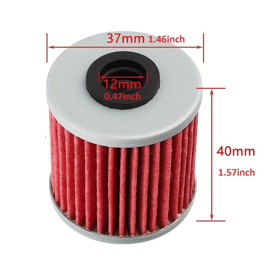 5pcs Hipa HF207 KN-207 Oil Filters For Kawasaki KX250F KX450F For Suzuki RMZ250 RMZ450 RMX450Z 16510-16H11-000