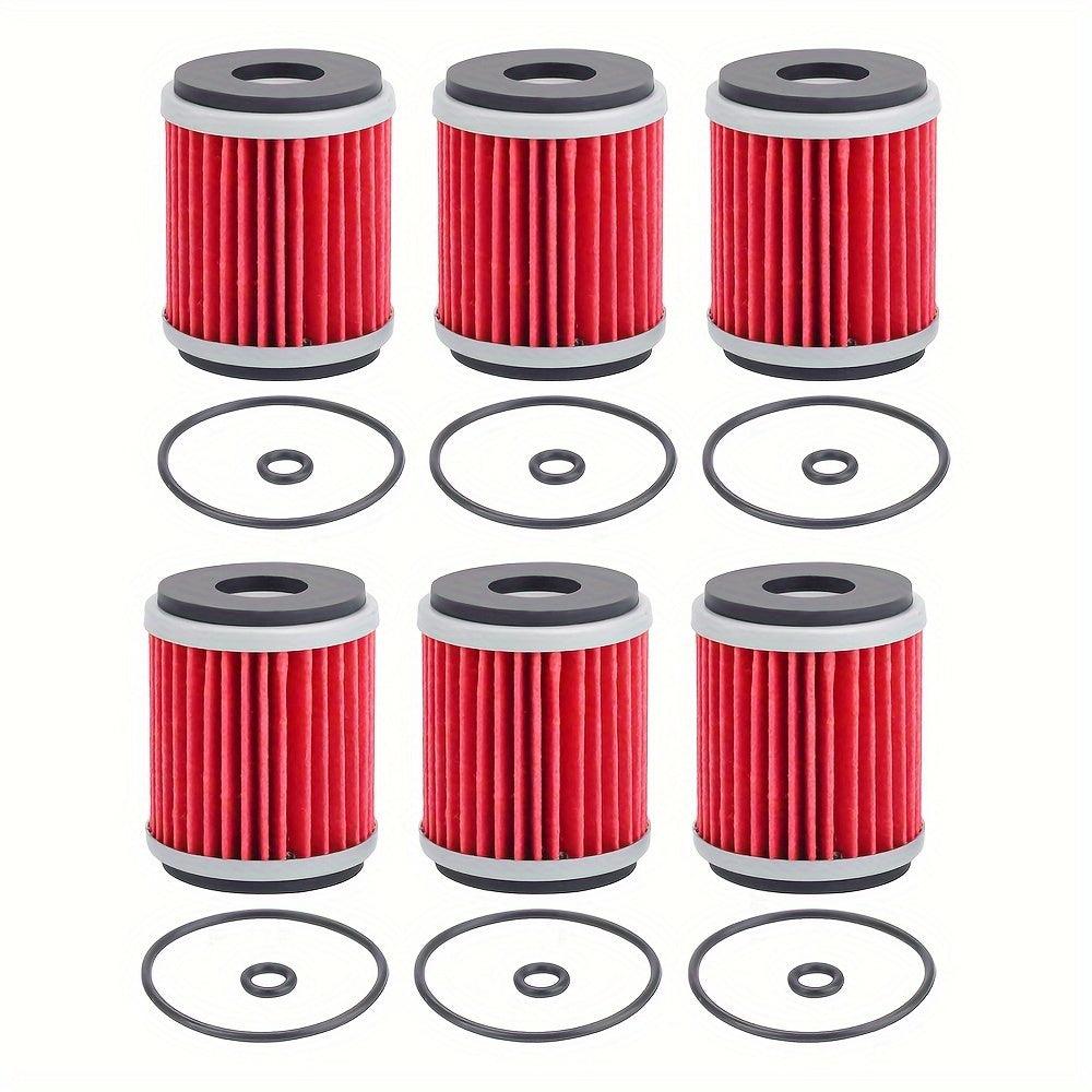6pcs Hipa HF141 Oil Filter For Yamaha YFZ 450 Oil Filter WR250F WR250R WR250X