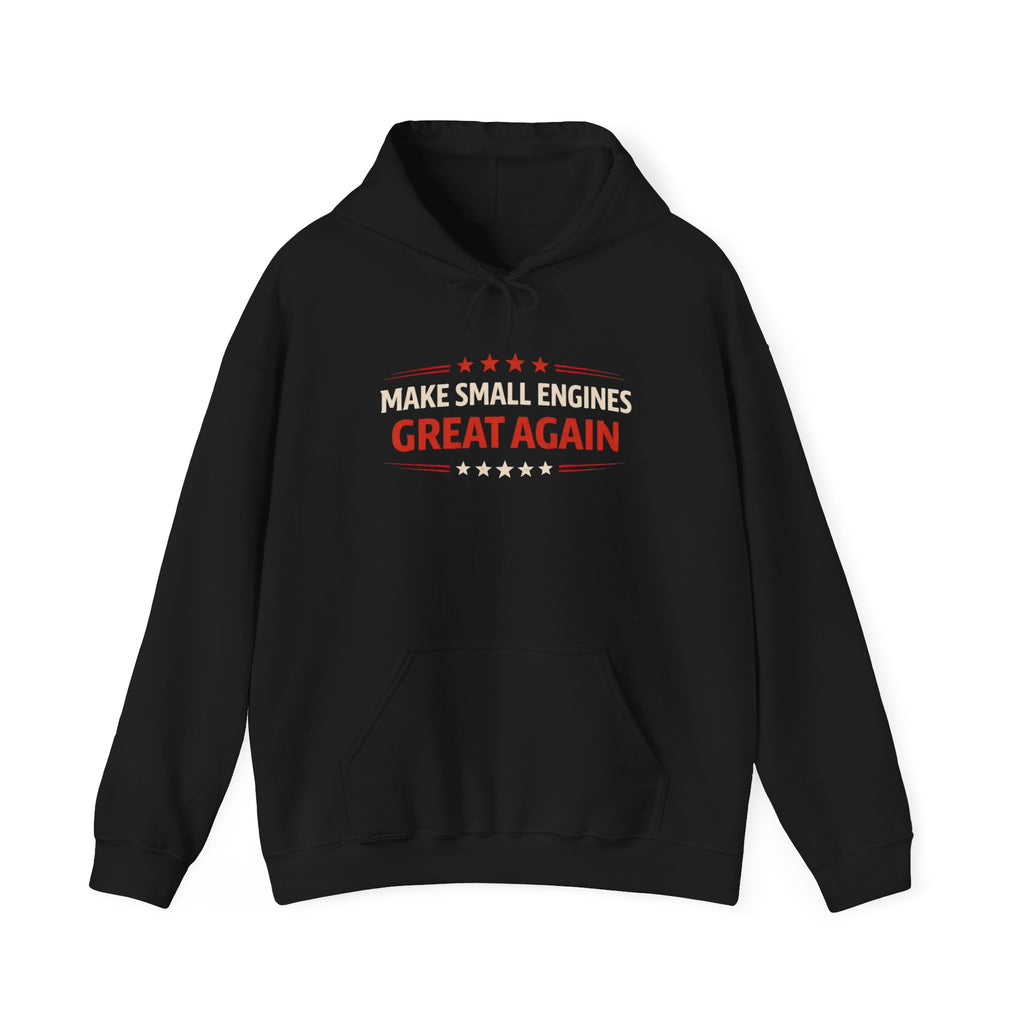 Make Small Engines Great Again Hoodie | Retro Stars Engine Repair Shirt