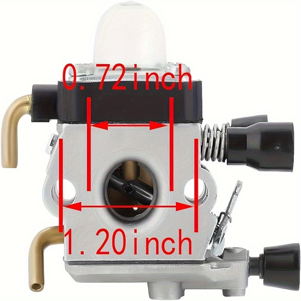 1 Pack Hipa Precision Carburetor Kit - Universally Compatible with Stihl FS55R FS80 FS75 FR85 FC75 HL75 HL75K Trimmers and Edgers - Direct Replacement for 4137 120 0614 - Genuine Hipa Brand for Trusted Quality