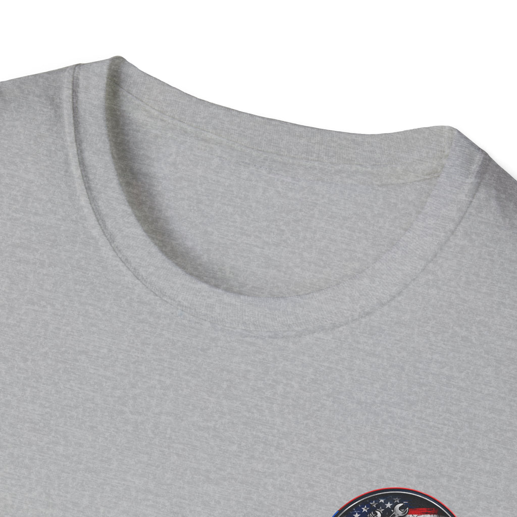 The Small Engine Guy T-Shirt | Tractor Logo, American Flag