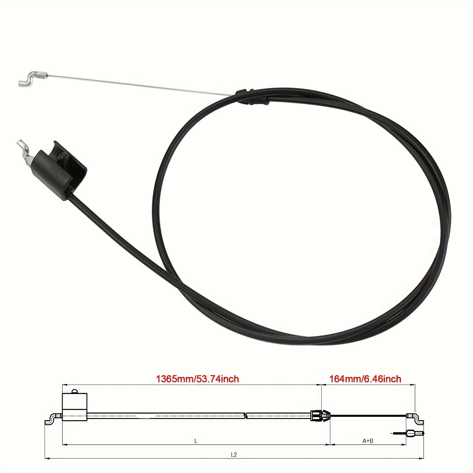 Hipa 532440934 Control Cable for HUSQVARNA 6021P Lawn Mower