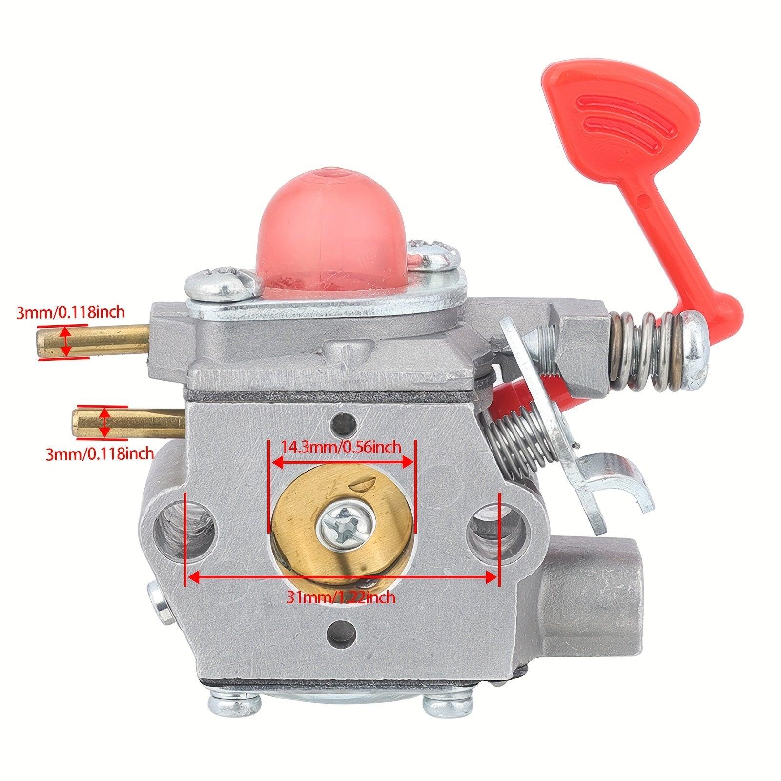 Authentic WT-875-A Carburetor Kit - Compatible with Poulan 545081855 and Craftsman BVM200C Gas Blowers for Reliable Performance - High-Quality Replacement Part