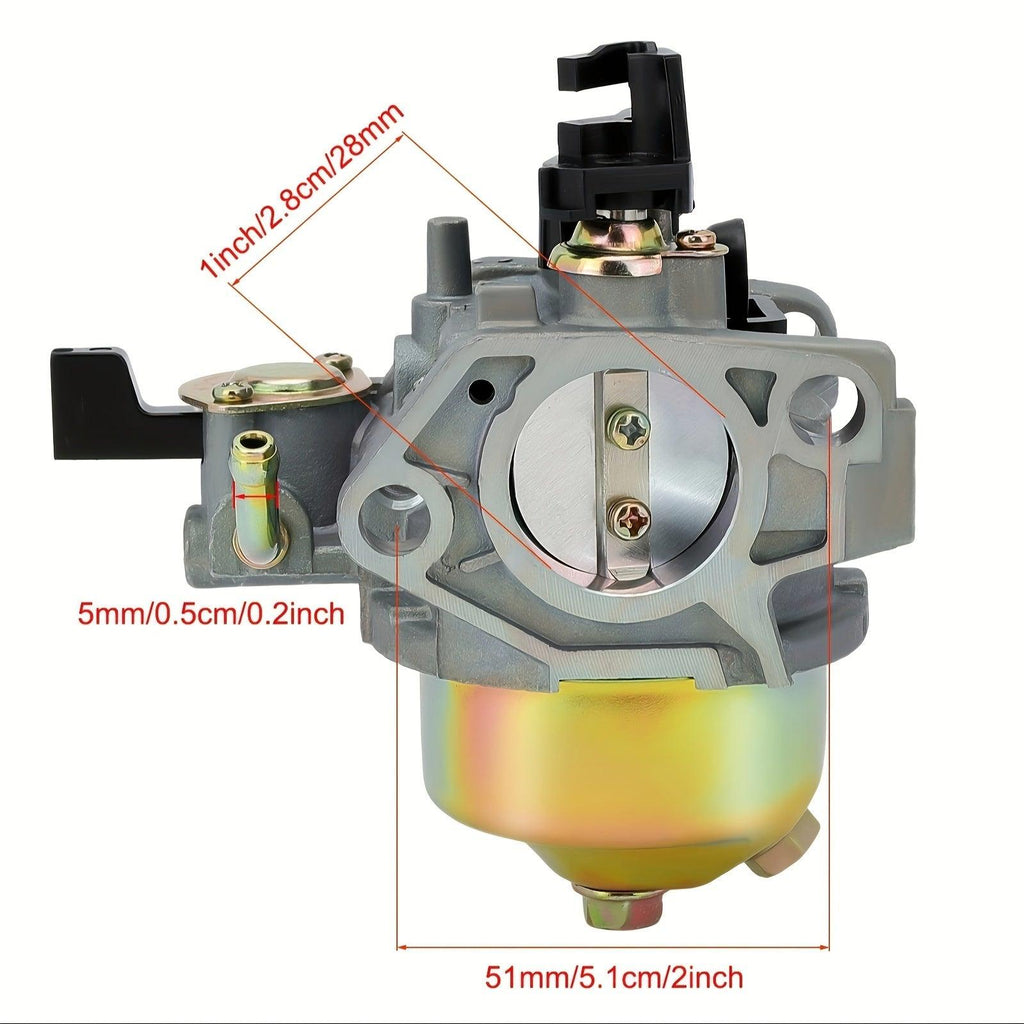 High-Performance Hipa GX390 Carburetor - Precision Fuel Mixing for Honda 13HP/11HP Engines, Compatible with Toro 22308 & 22330 Compact Utility Loaders - Durable GX390K1/GX390U1, Part #16100-ZF6-V01