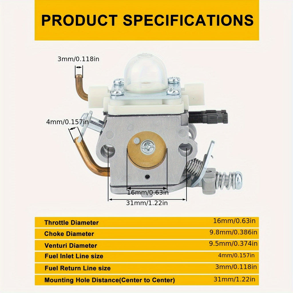 Hipa A021000894 Carburetor Kit for Echo PB-403H PB-403T PB-460LN PB-461LN PB-413H PB-413T Backpack Blower
