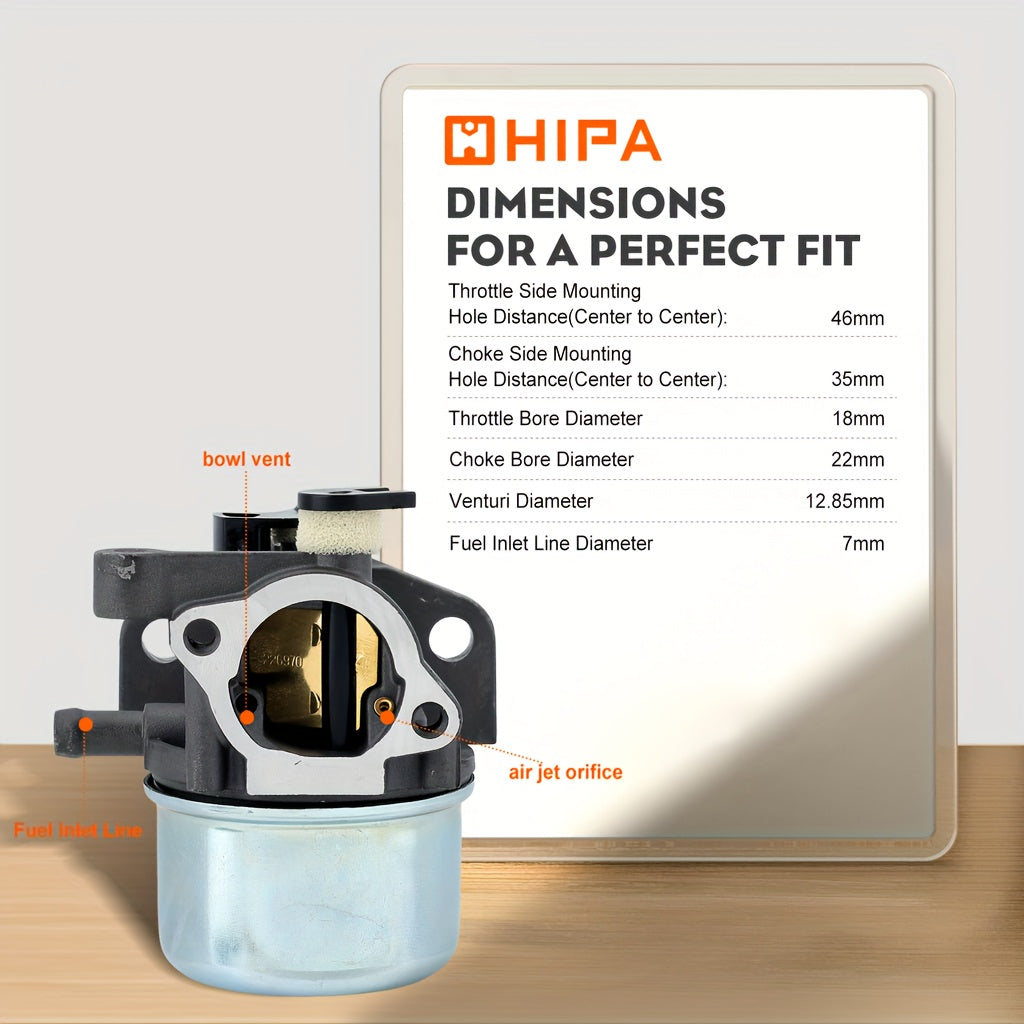 Hipa 799871 Carburetor Kit For Craftsman 6.25 6.75 HP MRS Push Mower 675 190cc Chainsaw