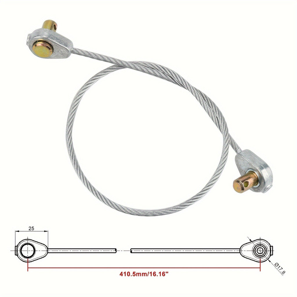 2pcs Hipa 746-0968 946-0968 Deck Lift Cable For MTD Yard Machines Craftsman Yard-Man Troy-Bilt Cub Cadet Lawn Mower