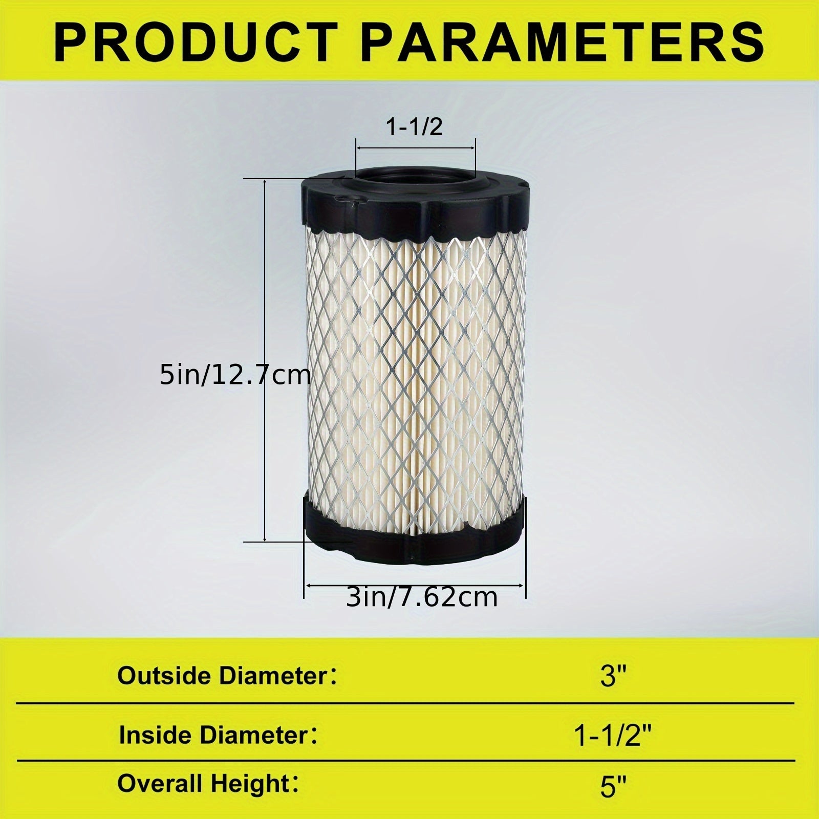 2pcs Hipa 594201 Air Filter For 590825 594201 591344 796031 652582 Engine