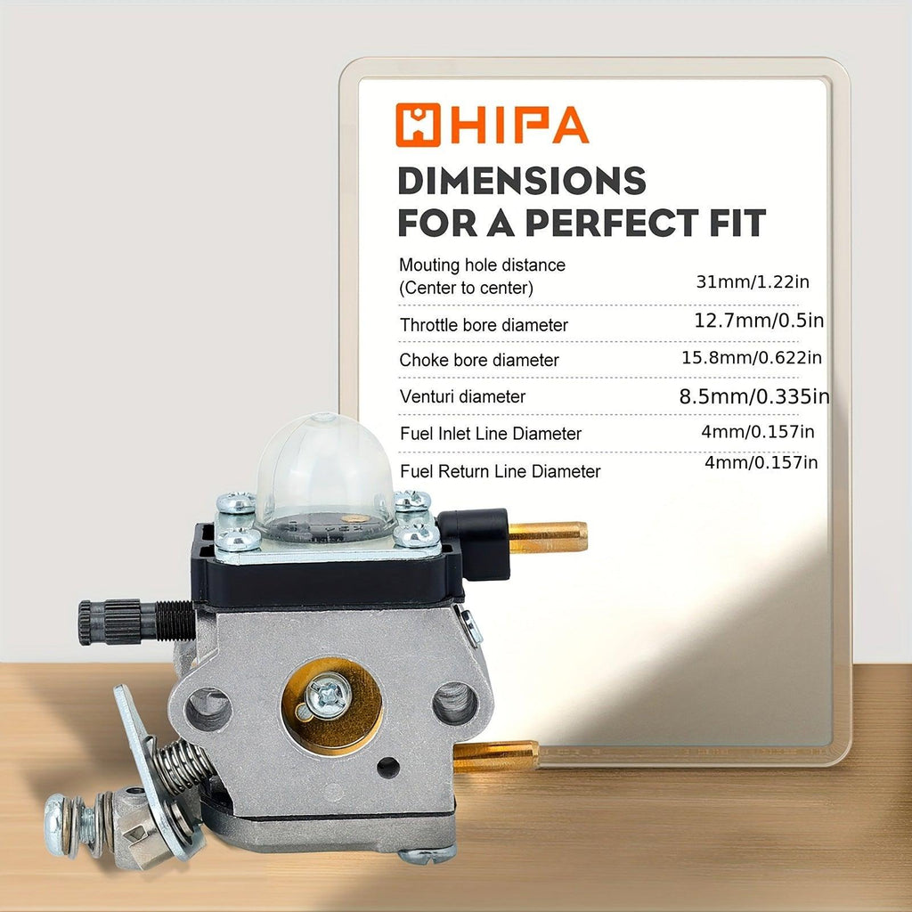 Hipa 12520011823 Carburetor Kit For Echo TC-210 TC-210i TC-2100 Tiller Cultivator HC-1500 12520011823 C1U-K54A Hedge Trimmer