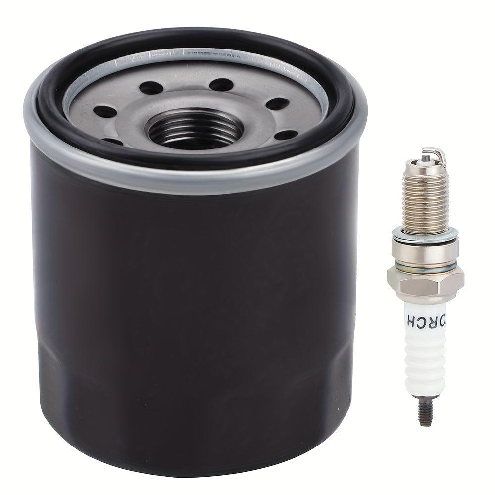 Hipa DPR8EA-9 D8RTC-9 Spark Plug HF303 Oil Filter For Kawasaki For Honda For Yamaha For Polaris ATV Motorcycle CB400 CBR600 VF750 VT600 ER650 ZX1000