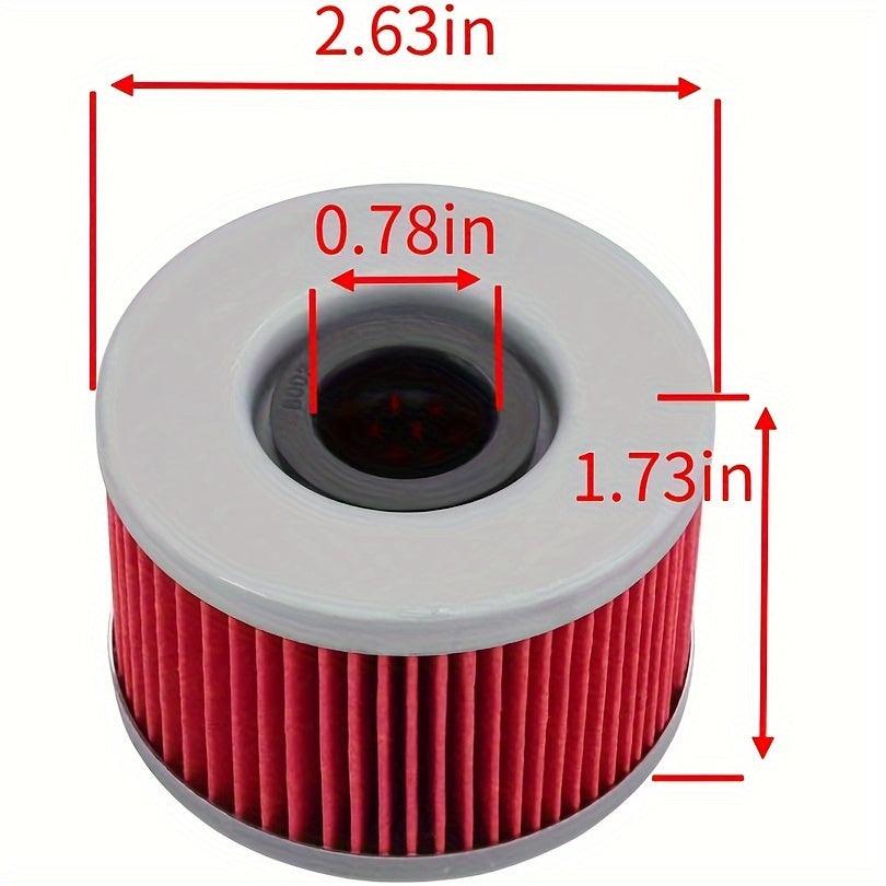 Hipa HF111 Oil Filter D8EA Spark Plug Kit For Honda Rincon 650 TRX650FA 4x4 2003-2005