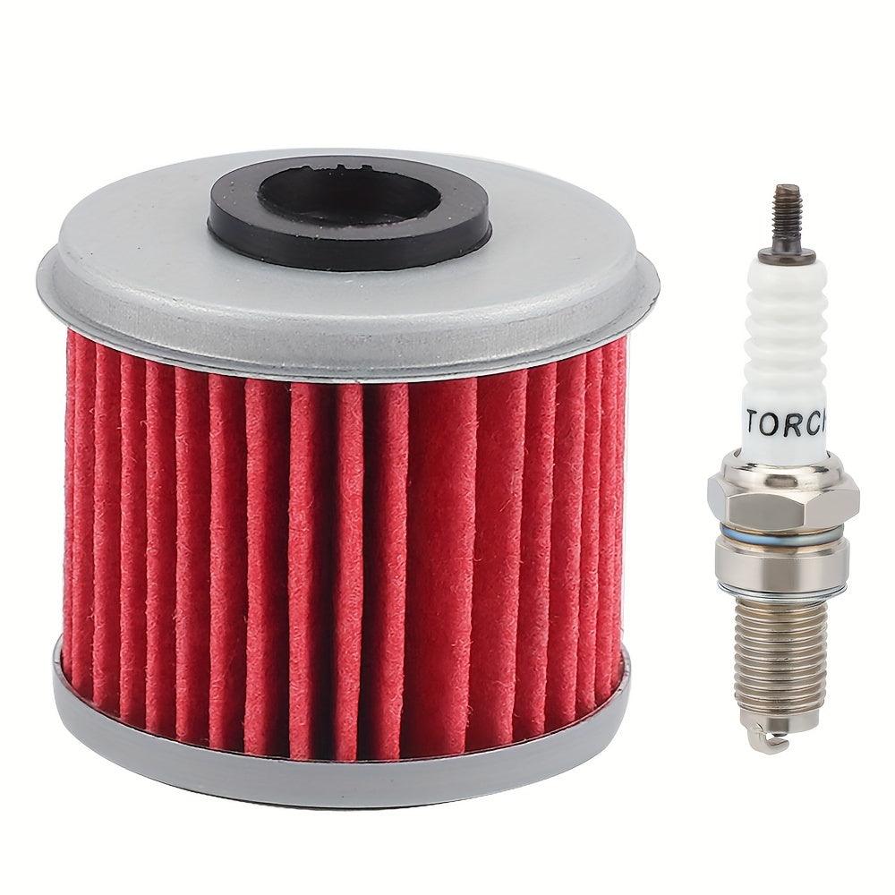 Hipa HF116 Oil Filters 15412-MEN-671 DPR8EA-9 D8RTC-9 Spark Plugs For Honda CRF150 CRF250 CRF450 For T-RX450 For Husqvarna TC250 TE250 For Polaris ATV 325 For Kawasaki For Bosch For Yamaha