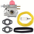 Hipa High-Performance Carburetor Kit - Premium Quality for MTD Trimmers BL110 to RM2750, Ensures Smooth Engine Function, Quick Install, Model 753-06190 - Longevity & Fuel Efficiency Guaranteed
