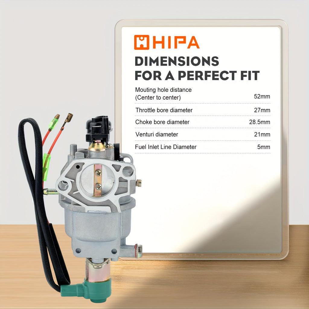 Hipa XP8500E-CA Carburetor Kit For DuroMax XP10000E XP10000E-CA Generator 16HP Engine