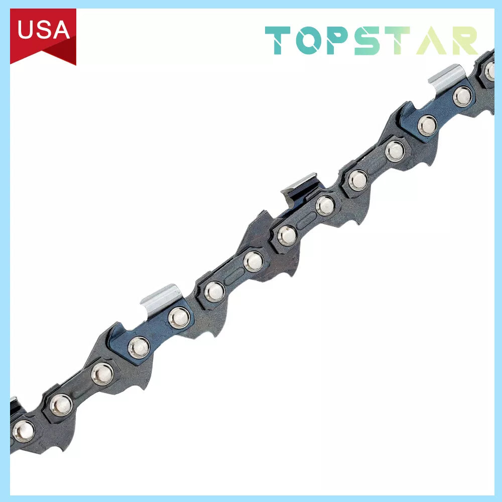 2 Pack 14" Chainsaw Chain for Worx WG384 Cordless Blade 3/8" LP .043 Gauge 52DL
